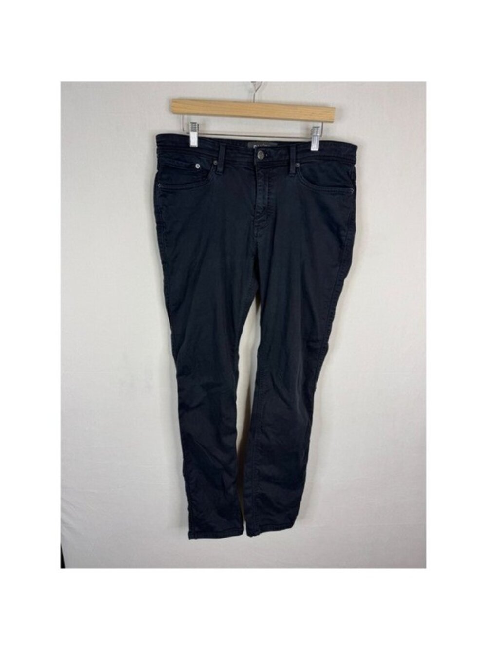 DU/ER No Performance Denim N2X Slim Fit Black Pants Mens 34x32